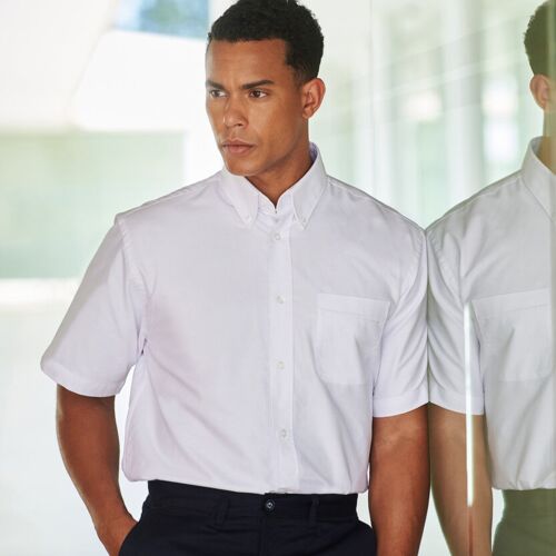 Short sleeve classic Oxford shirt Thumbnail